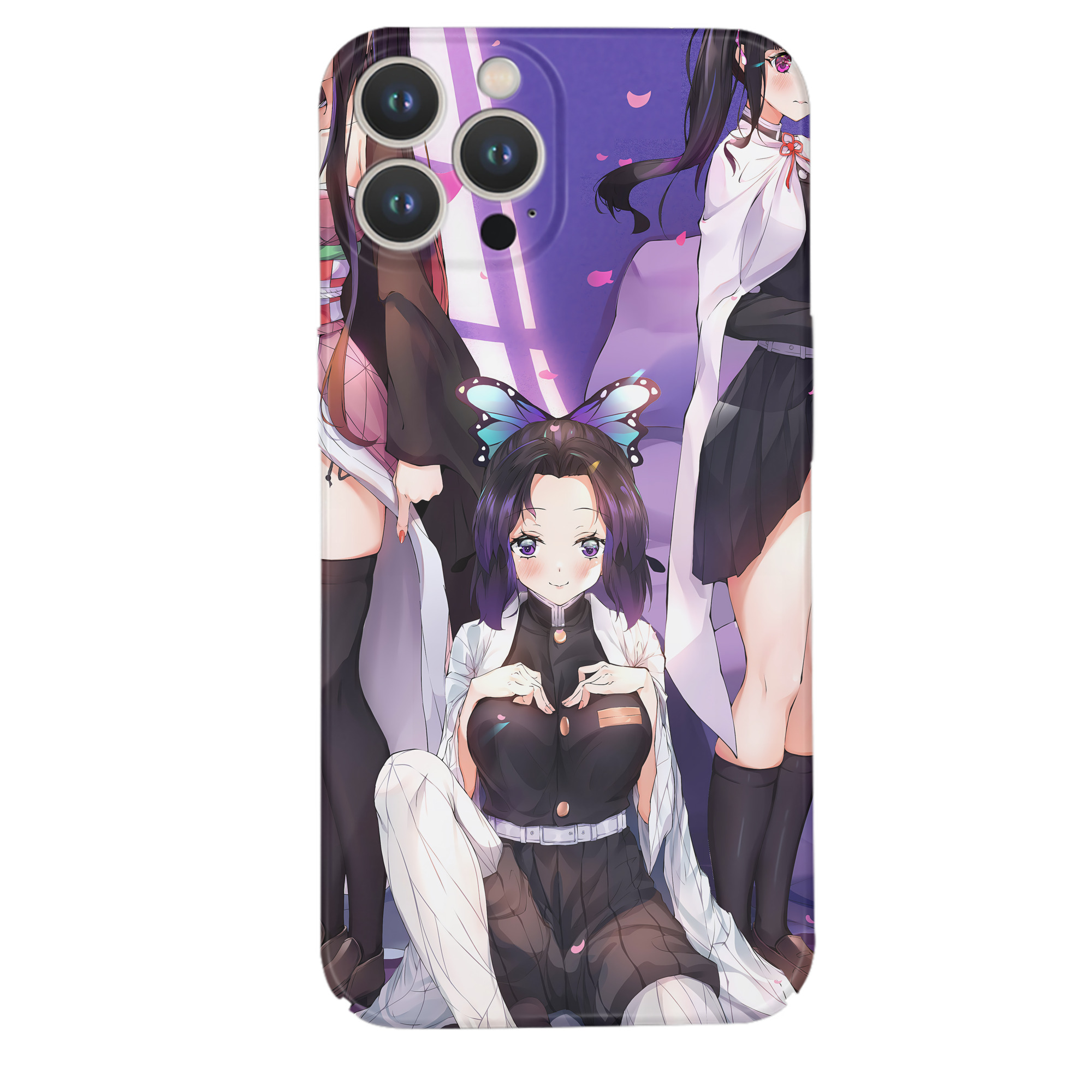 （画像用） 鬼滅の刃（きめつのやいば）竈門 禰󠄀豆子／かまど ねずこ Kamado Nezuko 【iPhone 14シリーズ対応】ハードケース